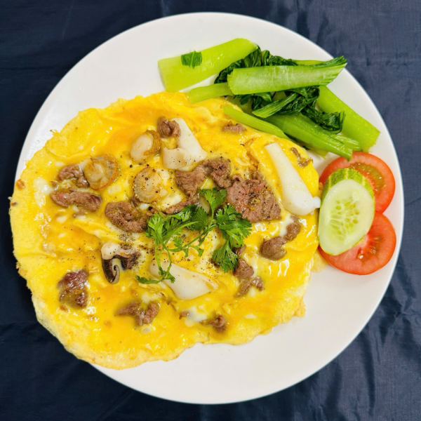 Thập cẩm phủ trứng