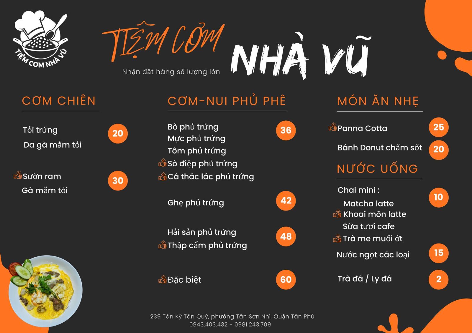 CƠM VĂN PHÒNG TÂN PHÚ
